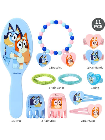 Bluey Bluey 11-teiliges Haarschmuck-Set Mädchen Kinder Accessoires