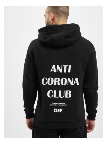 DEF DEF Herren Anti Corona Hoody in black