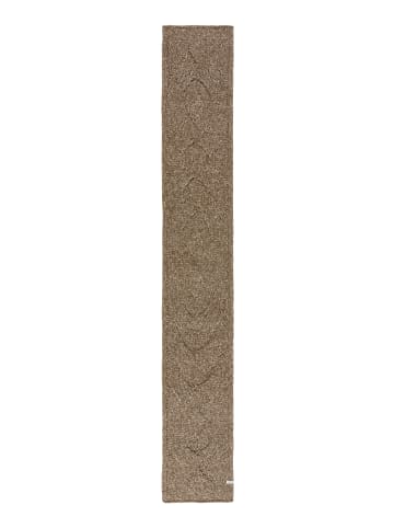Marc O'Polo Zopfstrickschal in Dark Brown