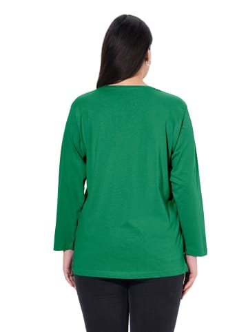 Ulla Popken Shirt in smaragdgrün