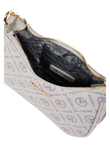 Carlo Colucci Umhängetasche Del Vecchio in Hellgrau