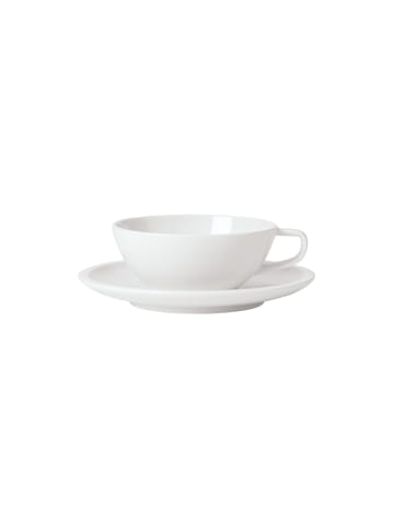 Villeroy & Boch Teetasse mit Untertasse Artesano Original in Weiß 120 ml in weiß