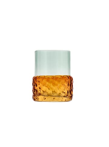 Villa Collection Teelichthalter Glow in Blau/Amber