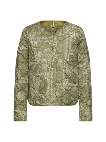 Camel Active Blouson mit Druckknopfleiste in Khaki