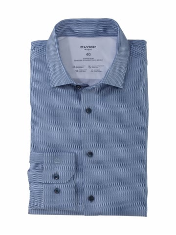 OLYMP  Langarm Business Hemd für Herren in blau