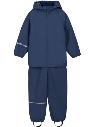 CeLaVi Kinder Regenset "Basic Rainwear Set PU" in Blau