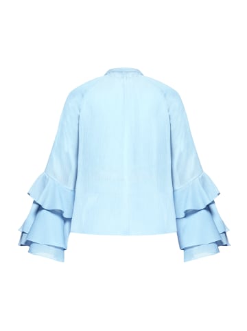 Vera Mont Chiffonbluse mit Volant in Soft Sky