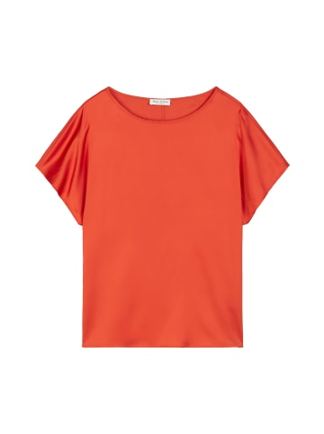 Marc O'Polo Blusenshirt regular in burnt red