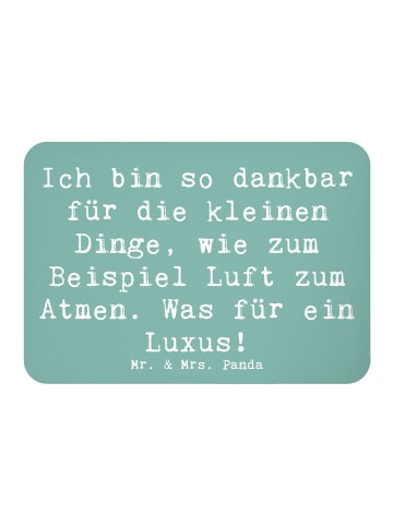 Mr. & Mrs. Panda Deko Magnet Spruch Dankbarkeit für kleine Dinge... in Meeresbrise