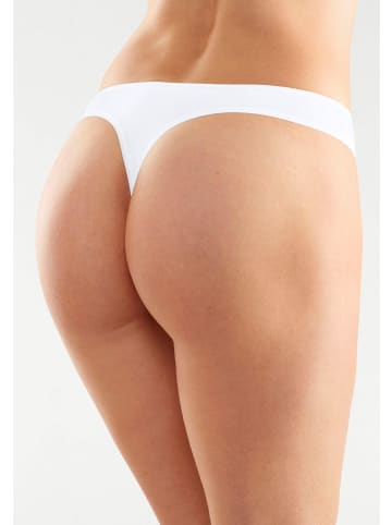 PETITE FLEUR String in weiß, schwarz