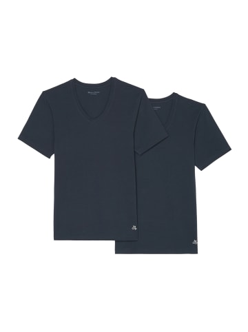 Marc O'Polo V-Shirt Essentials in Blau