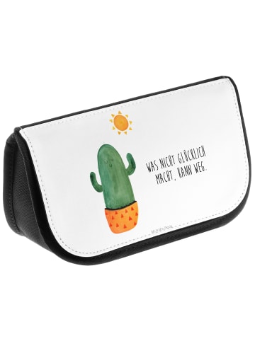 Mr. & Mrs. Panda Waschbeutel Kaktus Sonne mit Spruch in Weiß
