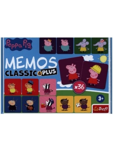 Trefl Spiel - Memos classic&plus Peppa Pig (Kinderspiel)