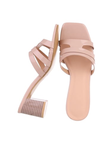 Ital-Design High-Heel Sandalette in Altrosa