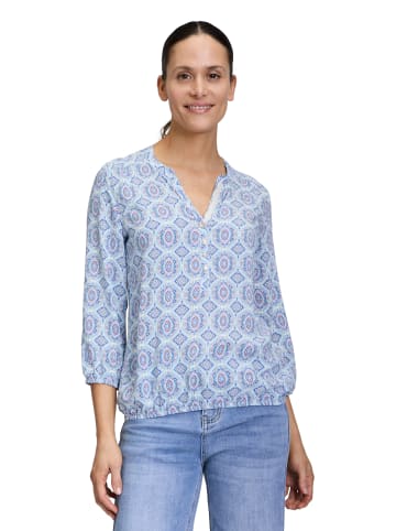 CARTOON Casual-Bluse mit Muster in Blue/Rosé