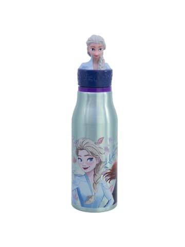 Disney Frozen Trinkflasche Aluminium, 690ml, mit Sicherheitsverschluss