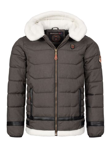 Geo Norway Winterjacke in Dunkelgrau