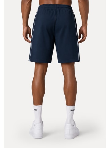 SMILODOX SMILODOX x FILA Shorts Iseo in Dunkelblau/Weiß