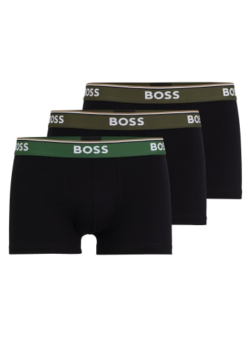 BOSS Boxershort 3er Pack in Schwarz/Grün