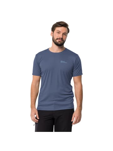 Jack Wolfskin Jack Wolfskin Tech Tee M in Blau