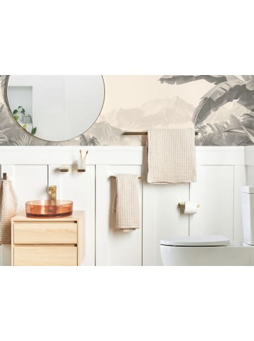 Beliani 6-tlg Badaccessoires Set TUMACO in Gold