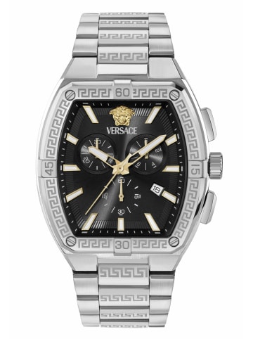 Versace Quarzuhr für Herren in silber