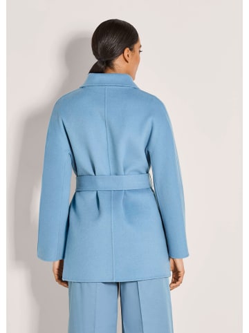 MADELEINE Eleganter Zweireiher aus feiner Wolle in rauchblau