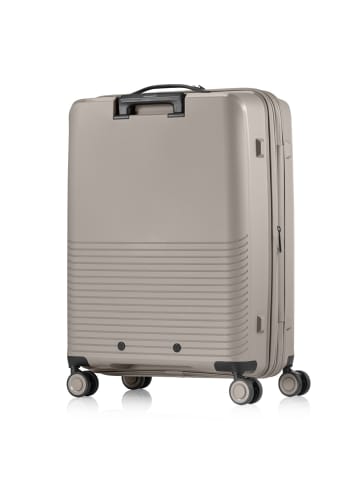 Pack Easy Jet 4 Rollen Trolley 64 cm mit Dehnfalte in taupe