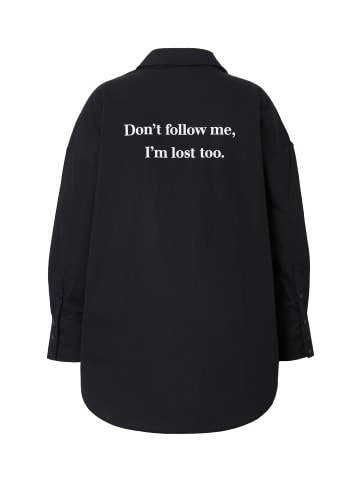 Studio Untold Hemdbluse in schwarz