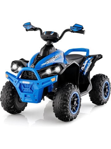 COSTWAY 12V Elektro Mini Quad mit Musik in Blau