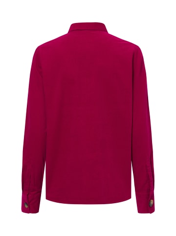 Marie Lund Cordbluse in himbeer