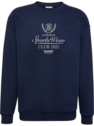 Hummel Sweatshirt Hmlloose Erwachsene in DRESS BLUES