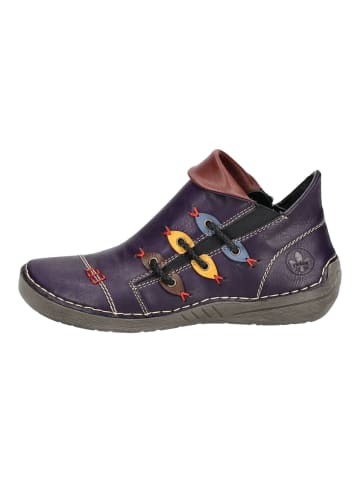 rieker Stiefelette in Aubergine