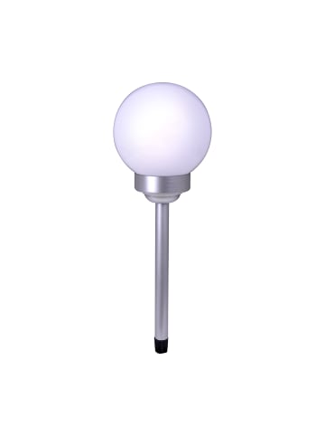 näve LED Solarleuchte "BALL" in weiß - (L)15 cm x (B)15 cm x (H)51.5 cm
