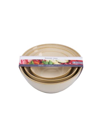 Ritzenhoff & Breker 3er Set Schalen-Set Olivia in beige