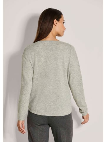 MADELEINE Pullover in steingrau / melange