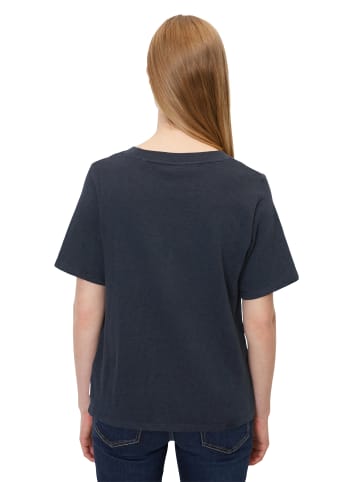 Marc O'Polo DENIM Slub-Jersey-T-Shirt in navy teal