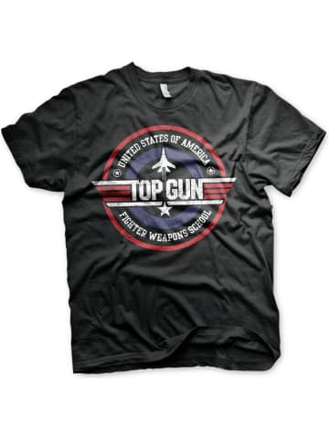 TOP GUN T-Shirt in Schwarz