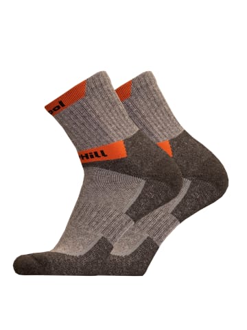 UphillSport Wander-Socke 'HETTA SUMMER' 2er Pack in Light grey