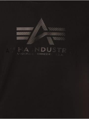 Alpha Industries T-Shirt in schwarz schwarz