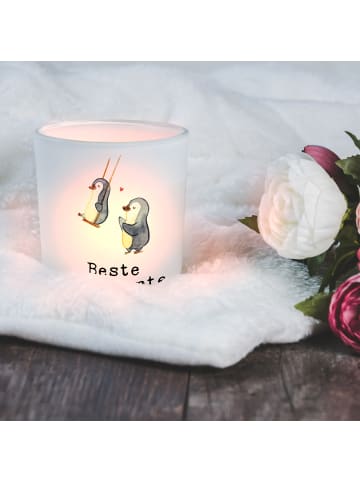 Mr. & Mrs. Panda Deko Windlicht Pinguin Beste Erfindungante der Wel... in Transparent