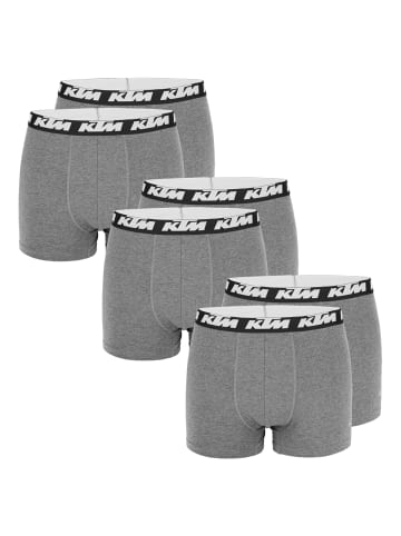 KTM Boxershorts Pack X2 Boxer Man Cotton 6P in dark grey