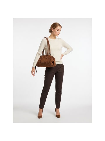 LIEBESKIND BERLIN Capri Schultertasche M Leder 37 cm in brown
