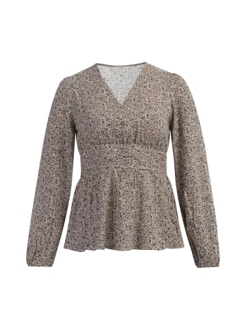 VIRITA Women Bluse in Beige Mehrfarbig