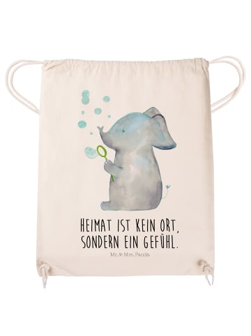 Mr. & Mrs. Panda Tasche Elefant Seifenblasen mit Spruch in Creme