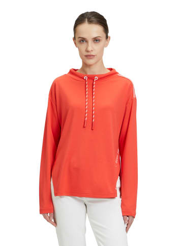 Betty Barclay Sweatshirt mit hohem Kragen in Poppy Red