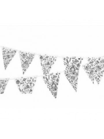 Rico Design Nonbook - Wimpel Girlande, Colouring Activity