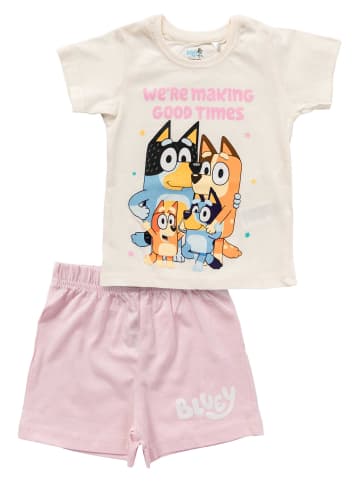 Bluey Schlafanzug Bluey in rosa