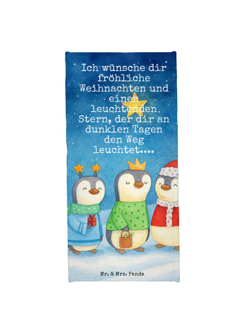 Mr. & Mrs. Panda Saunatuch Winterzeit Heilige drei Könige Design... in Eisblau