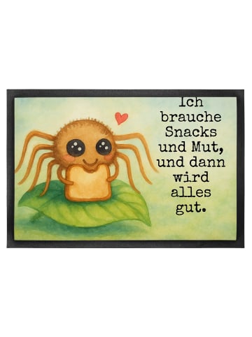 Mr. & Mrs. Panda fußmatte Spinne Agathe Sandwich Design mit Spruch in Weiß